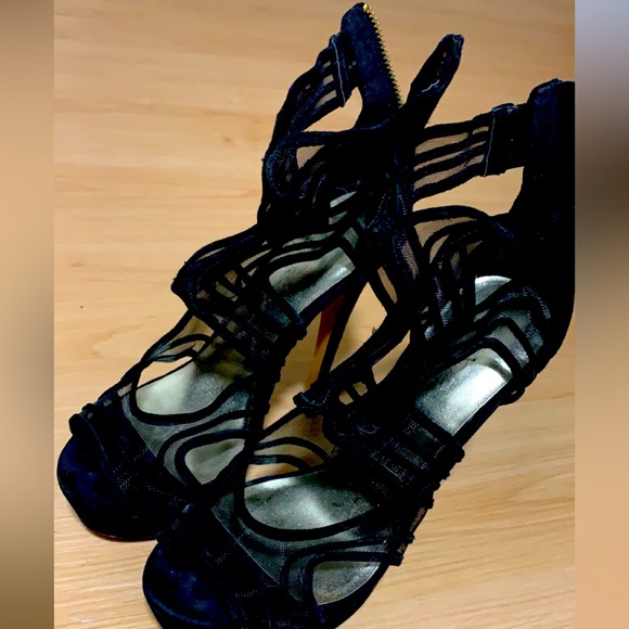 BEBE BLACK STILETTOS - Picture 3 of 4